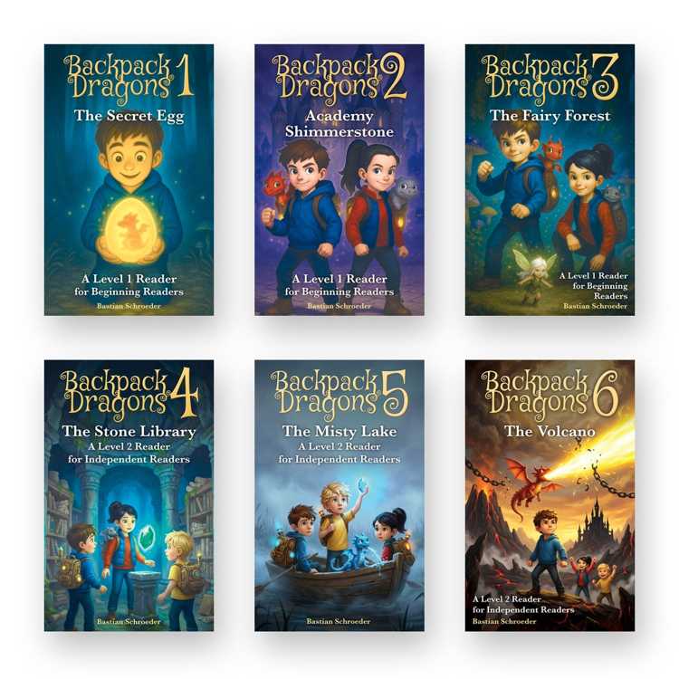 Backpack Dragons – First Reader Series for Kids Who Learn Differently