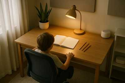 Creating a Calm Learning Space at Home - A Parent's Guide to Better Focus